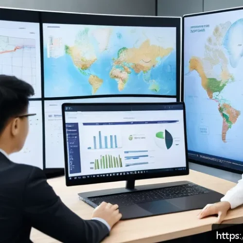 Home 31 국제물류사 자격증의 수익성 분석 - A professional international logistics specialist confidently presenting a detailed supply chain opt...